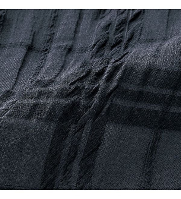 ルフラン（ルフラン）の「【３色組】【ヒヤロン】ポコポコチェック見えブラウス（ブラウス）」｜詳細画像