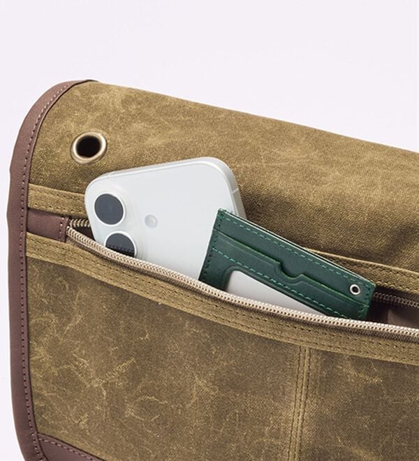 「＜Ｌｅｅ＞ビンテージ風帆布ショルダー（メンズショルダーバッグ）」｜詳細画像