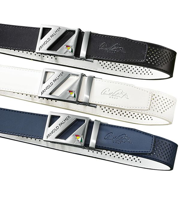 「＜アーノルド　パーマー＞パンチングメッシュベルト（メンズベルト）」｜詳細画像