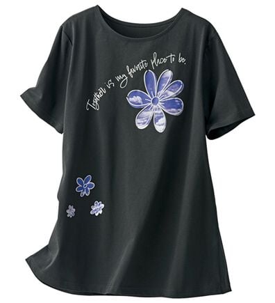 BELLUNA（ベルーナ）の「一枚で着映えるデコラＴ（Tシャツ）」