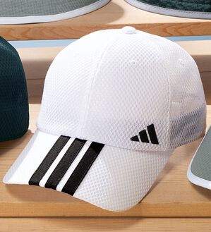 「＜ａｄｉｄａｓ＞クーラーテック軽量キャップ・ハット（メンズ帽子）」｜キャップホワイト