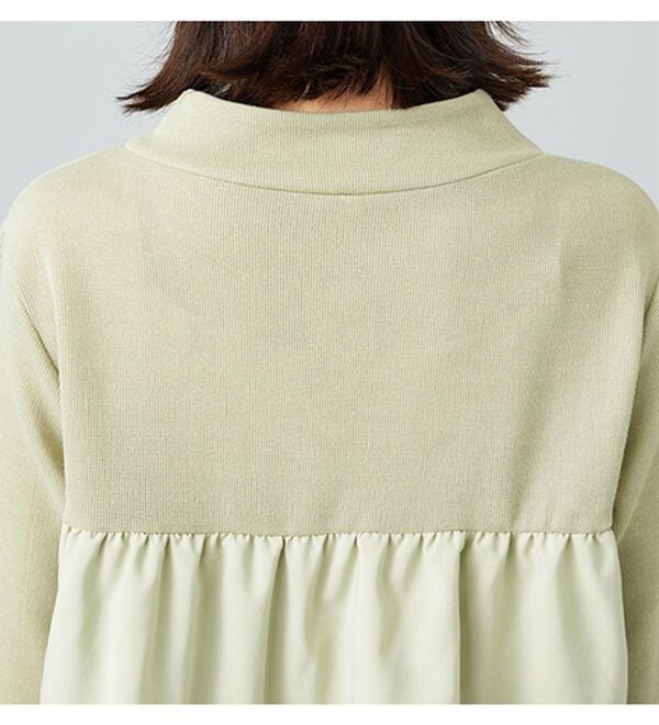 BELLUNA（ベルーナ）の「ラメ調バックフレアー切替プルオーバー（カットソー）」｜詳細画像