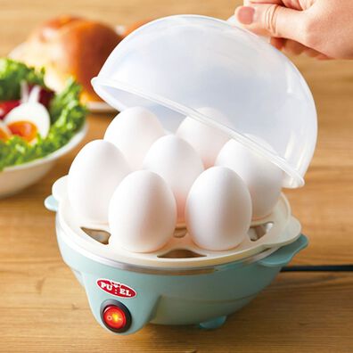 「蒸し皿付！電気ゆで玉子メーカー（キッチン家電・調理家電）」