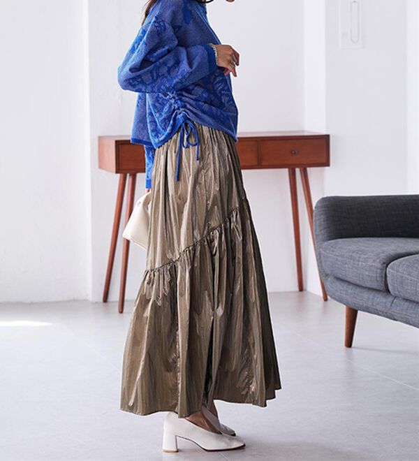 RANAN（ラナン）の「シアーフラワージャカードニットプルオーバー（ニット・セーター）」｜詳細画像