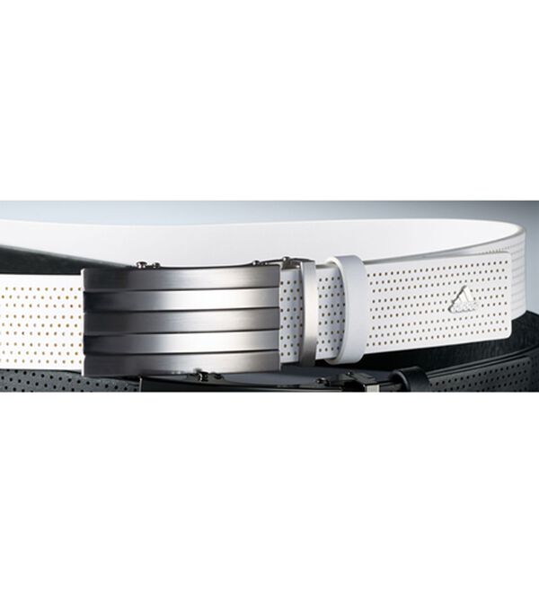 「＜アディダス＞無段階調整ベルト（メンズベルト）」｜ホワイト