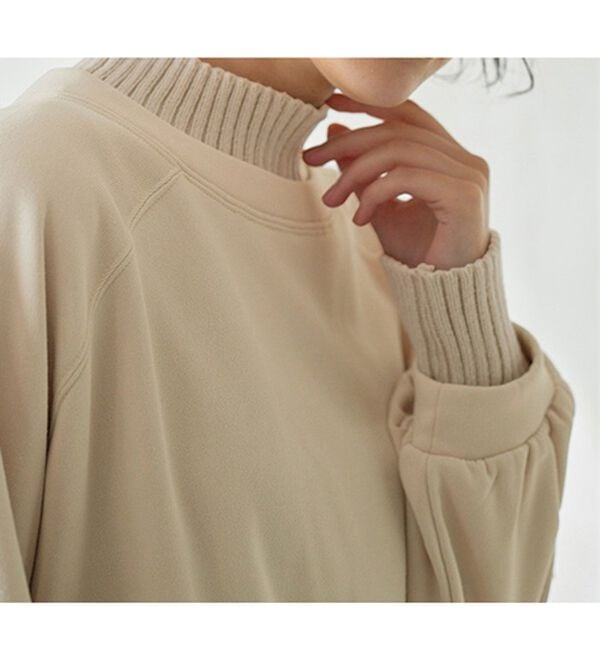 裏起毛！毛玉になりにくい！ニット切替プルオーバー - ベルーナ【公式】