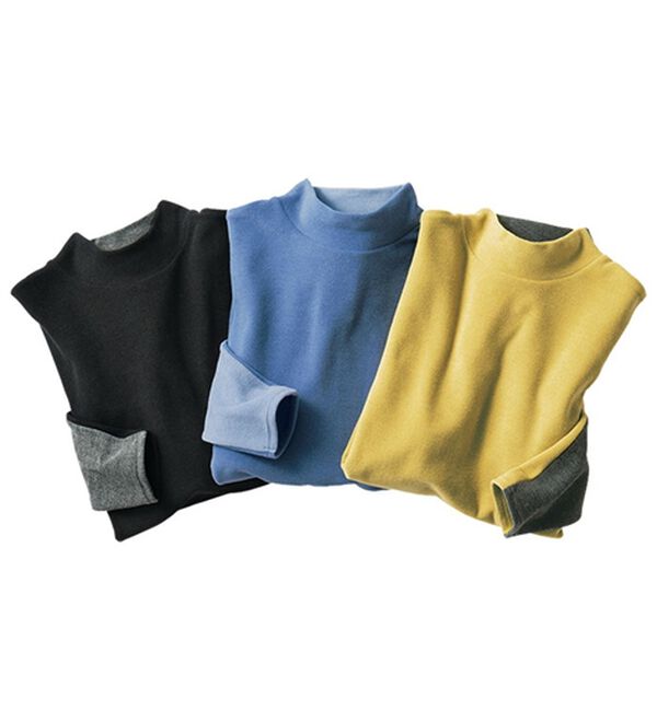 VINNO（ヴィノ）の「日本製＜ＭＩＰ＞コットン混配色プルオーバー（カットソー）」｜詳細画像