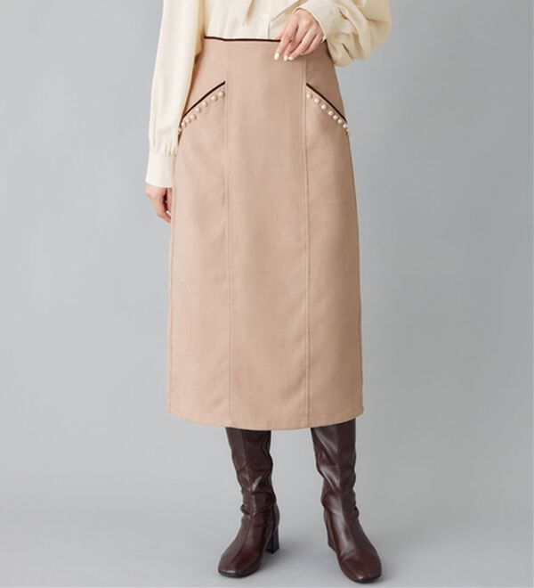 LA7736 新品タグ付き CPGGOLF ダウンタイトスカート ベージュ ３ LA7736 新品タグ付き CPGGOLF ダウンタイトスカート ベージュ 3