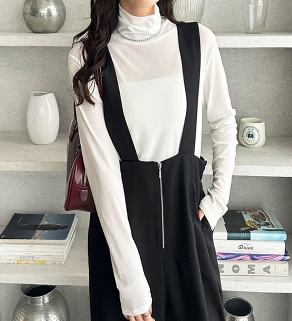 GeeRA（ジーラ）の「シアースラブハイネックトップス（カットソー）」｜詳細画像