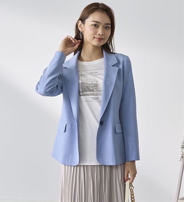 BELLUNA（ベルーナ）の「＜楽スタフィット＞シリーズ（ジャケット・パンツ・ベスト）（フルレングスパンツ）」｜詳細画像