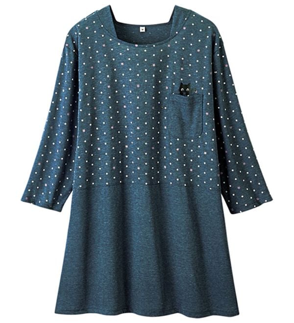 ルフラン（ルフラン）の「【２着組】お得なリラックス猫ホームスーツ（パジャマ・ルームウェア）」｜詳細画像