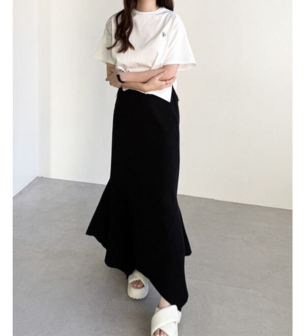 GeeRA（ジーラ）の「サマーニットマーメイドスカート（ロングスカート）」｜詳細画像