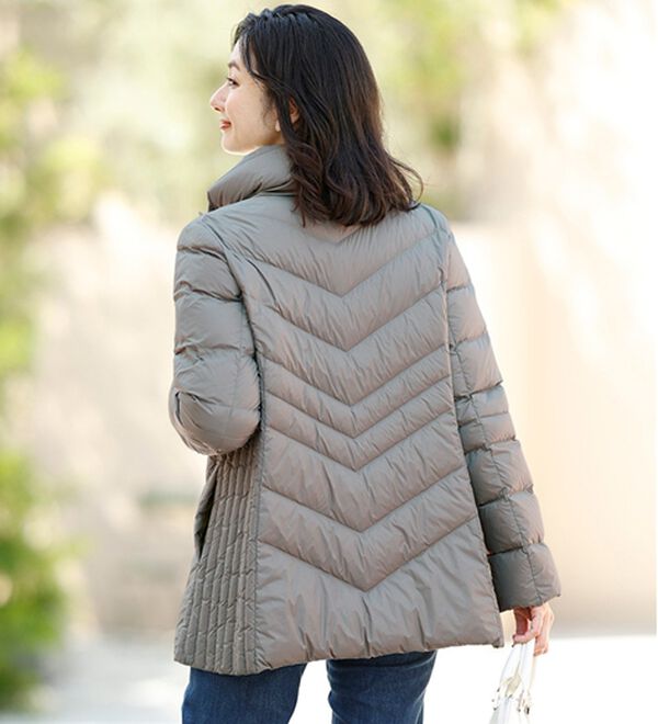 ルフラン（ルフラン）の「すっきり軽量ダウンジャケット（ダウンコート・ジャケット・ベスト）」｜詳細画像