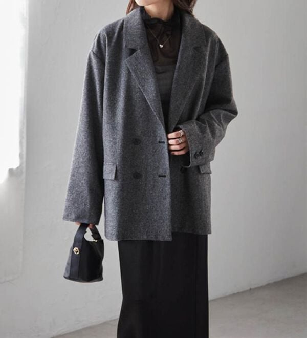 RANAN（ラナン）の「ダブルテーラードツイードジャケット（テーラードジャケット）」｜詳細画像