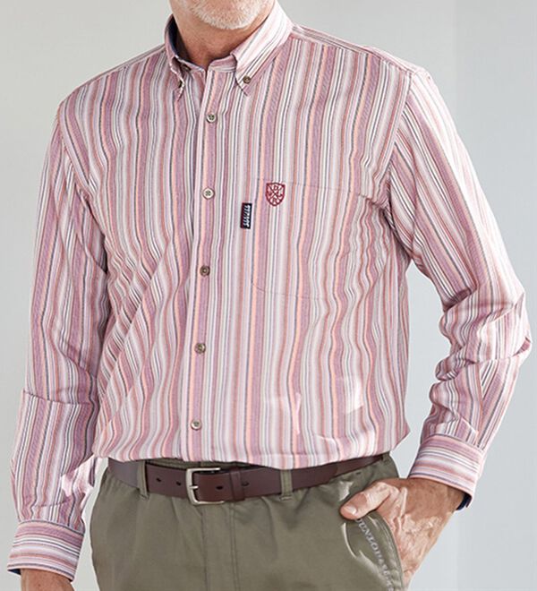 「＜ダンロップ・リファインド＞しわになりにくいグラデーションシャツ（メンズシャツ）」｜詳細画像