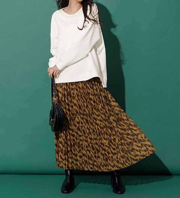 RANAN（ラナン）の「＜ＨＳ＞編立衿ポイントきれいめスウェット（カットソー）」｜詳細画像