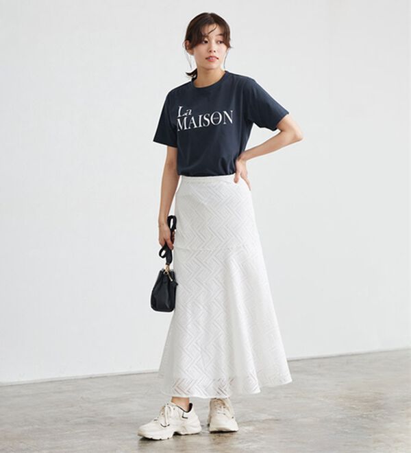 Pierrot（ピエロ）の「【イージーケア】選べるロゴＴシャツ（Tシャツ）」｜詳細画像