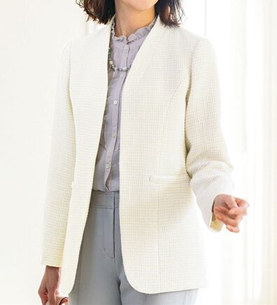 ルフラン（ルフラン）の「ツイードロングジャケット（その他ジャケット）」