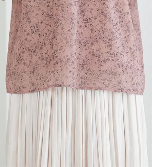 BELLUNA（ベルーナ）の「〈日比谷花壇〉フリル衿シフォンブラウス（ブラウス）」｜詳細画像