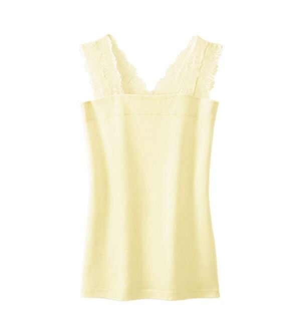 LAVIENNE（ラヴィエンヌ）の「＜ラヴィクールナチュラル＞前後２ｗａｙレースタンクトップインナー（肌着・インナーウェア）」｜詳細画像