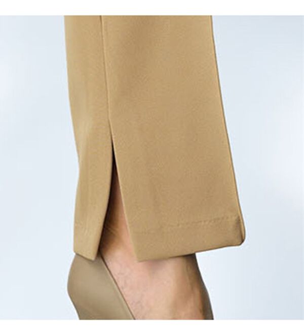 BELLUNA（ベルーナ）の「ダブルクロス素材スリットデザインパンツ（フルレングスパンツ）」｜詳細画像