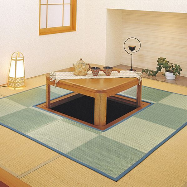 「掘りごたつ用い草ラグ（い草ラグ）」｜詳細画像