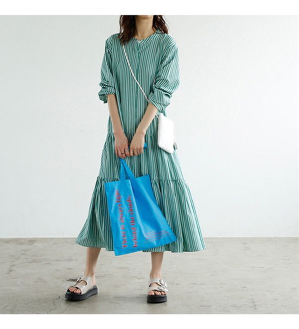 GeeRA（ジーラ）の「２ＷＡＹティアードシャツワンピース（シャツワンピース）」｜詳細画像