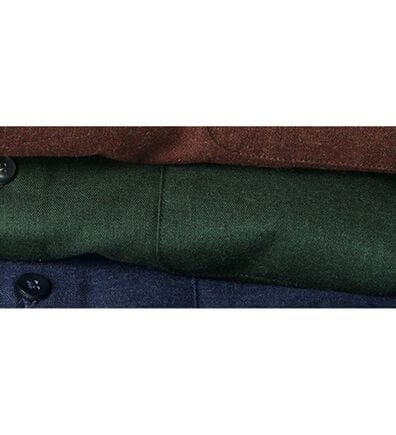 「綿１００％上質トップ杢ドレスシャツ（メンズシャツ）」