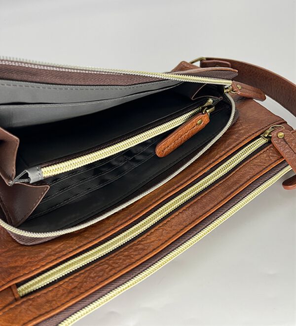 「＜ゴールデンベア＞多機能で便利なコンパクトショルダー（メンズショルダーバッグ）」｜詳細画像