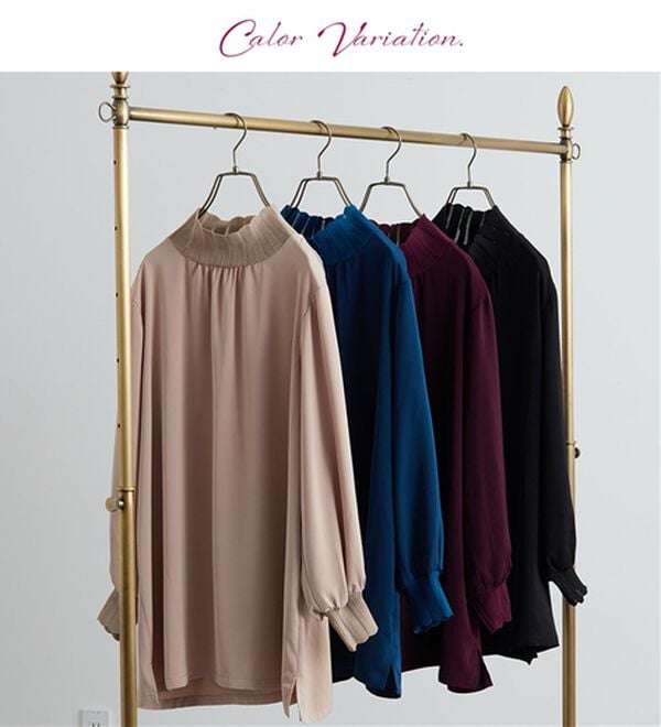 BELLUNA（ベルーナ）の「リブニット使いチュニック（チュニック）」｜詳細画像