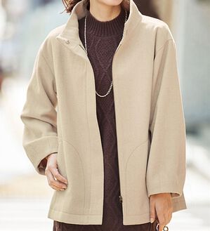 BELLUNA（ベルーナ）の「リサイクルウール混ショートコート（ショートコート）」｜詳細画像