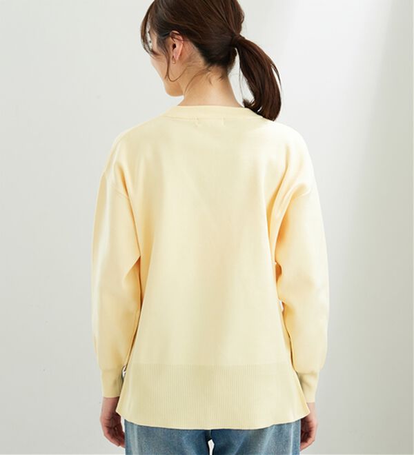 BELLUNA（ベルーナ）の「裾ボタン重ね着風ニットプルオーバー（ニット・セーター）」｜詳細画像