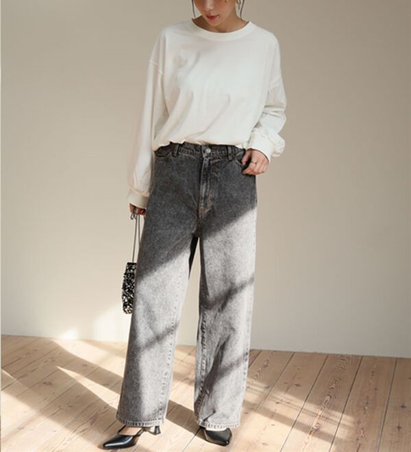 M～7L】＜新色追加＞美脚＆美尻が叶う！優勝ワイドパンツ