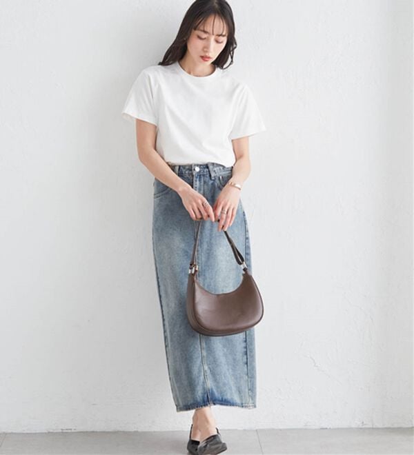 RANAN（ラナン）の「【5つの機能付】ひんやり着回し抜群ベーシックＴシャツ＜選べる着丈＞（Tシャツ）」｜詳細画像