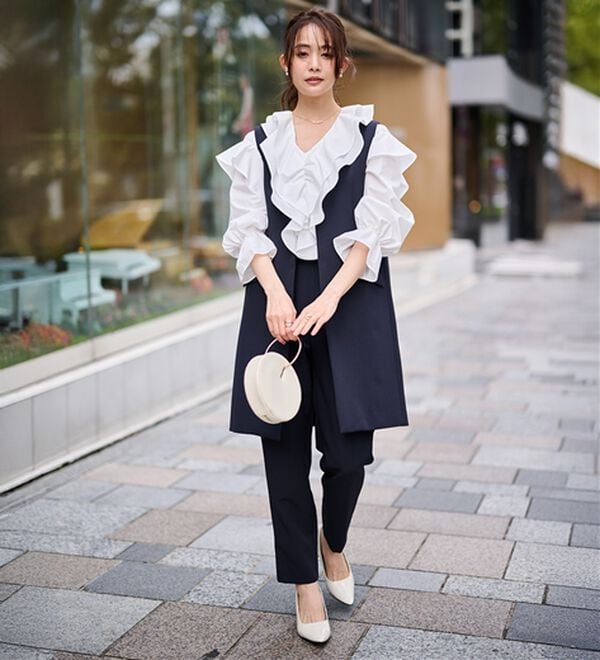 RANAN（ラナン）の「＜２点セット＞ロングジレセットアップ（その他スーツ）」｜詳細画像