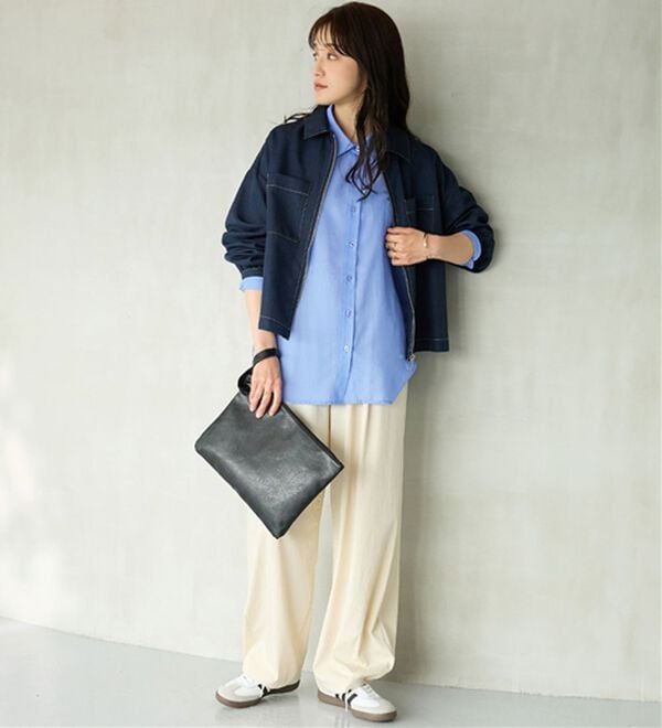 BELLUNA（ベルーナ）の「【接触冷感】透け感バックシャーリングシャツ（シャツ）」｜詳細画像