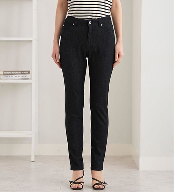 BELLUNA（ベルーナ）の「ヒンヤリ冷感！ライトオンスジーンズ（フルレングスパンツ）」｜詳細画像