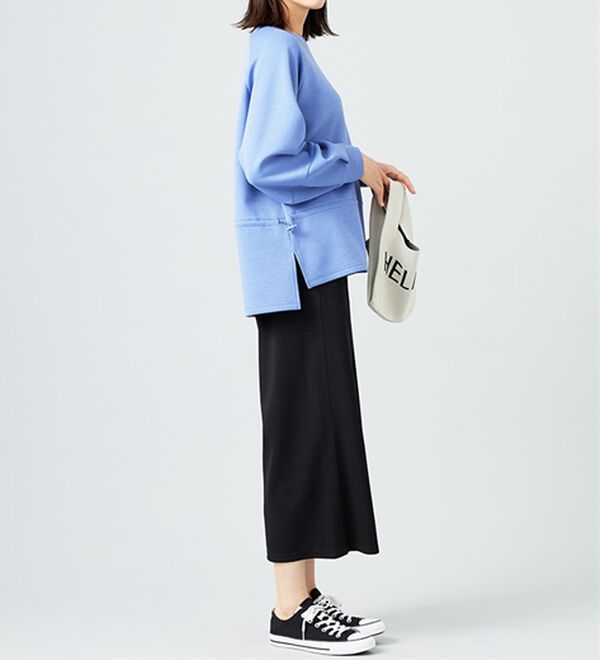 BELLUNA（ベルーナ）の「ツイルストレッチ素材ワイドパンツ（その他パンツ）」｜詳細画像