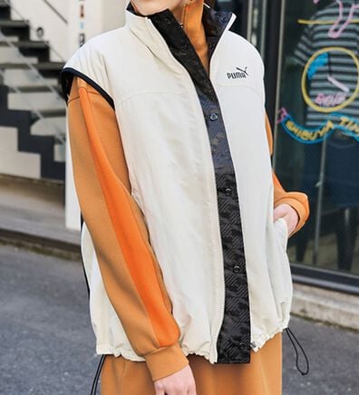 RANAN（ラナン）の「＜ｐｕｍａ＞コアヘリテイジ　リバーシブルパデッドベスト（ブルゾン）」