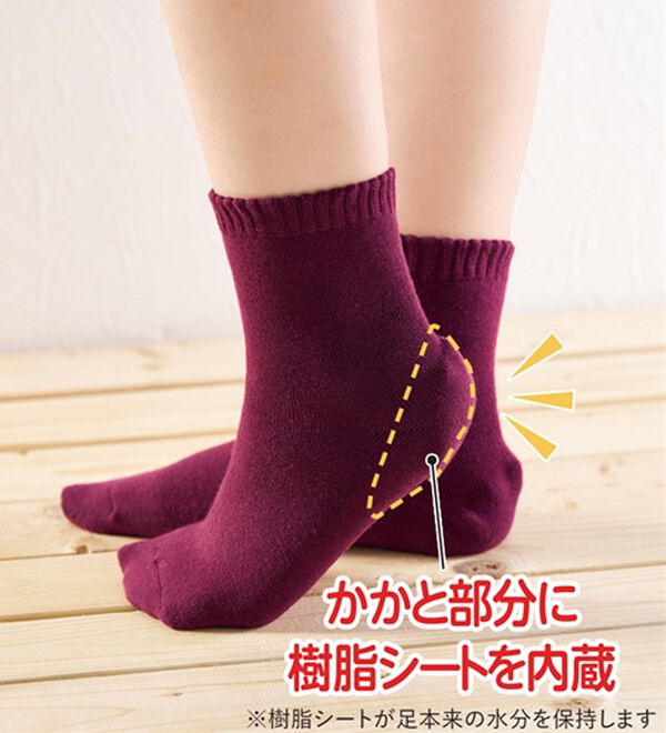 LAVIENNE（ラヴィエンヌ）の「【４足組】はくだけかかとケア美人ソックス（靴下・ストッキング）」｜詳細画像