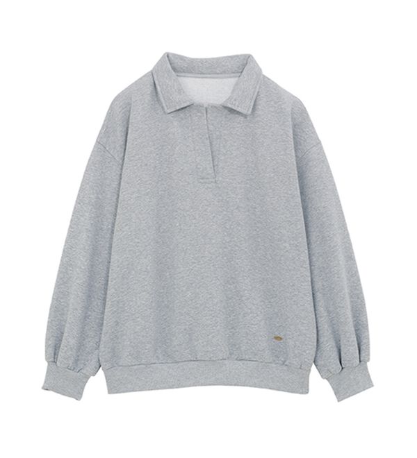 RANAN（ラナン）の「あったか裏起毛衿付きオーバーサイズスウェット（トレーナー・スウェット）」｜詳細画像