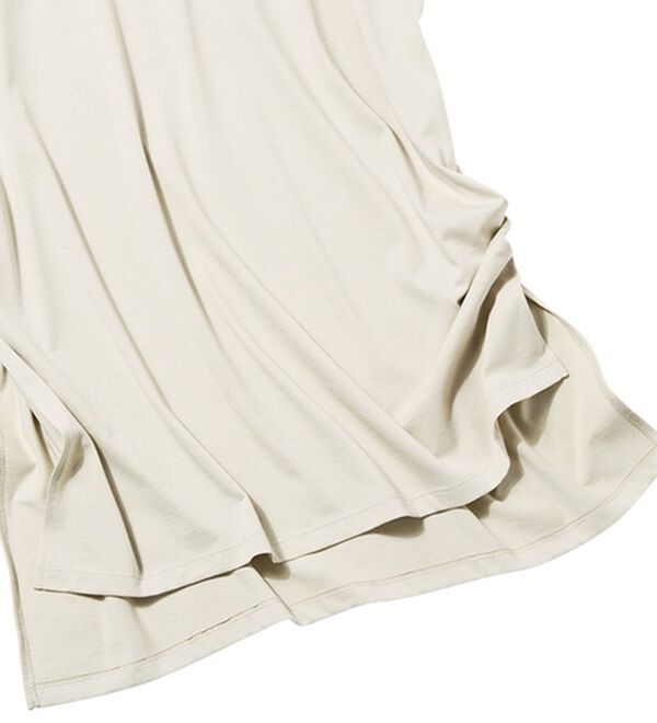 RANAN（ラナン）の「＜BC＞綿100％ひんやりサイドスリットフレンチスリーブチュニック（チュニック）」｜詳細画像