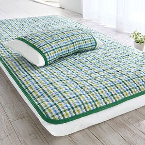 「綿１００％サッカー敷パッド（敷パッド）」｜詳細画像