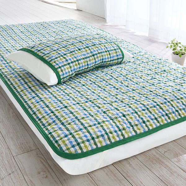 「綿１００％サッカー敷パッド（敷パッド）」｜詳細画像