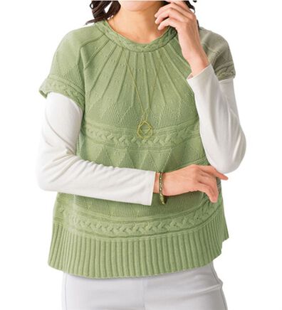 ルフラン（ルフラン）の「綿１００％日本製ホールガーメントニット（ニット・セーター）」