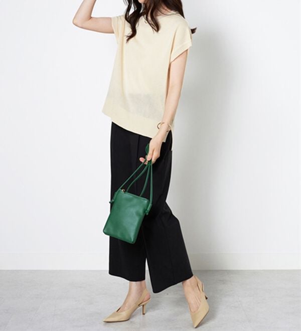 BELLUNA（ベルーナ）の「フラッシュヤーン素材サマーニット（ニット・セーター）」｜詳細画像