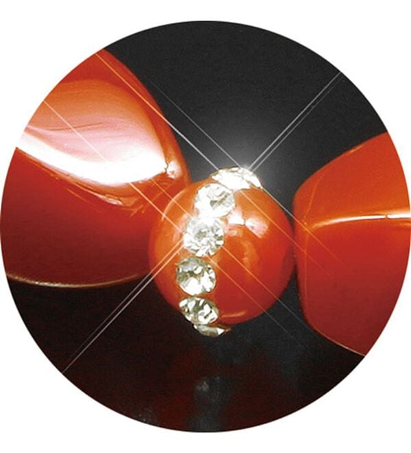 「健康赤メノウダイヤカット開運ブレスレット（ブレスレット・バングル）」｜詳細画像