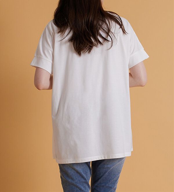 BELLUNA（ベルーナ）の「ボーダーチュール重ねチュニック（チュニック）」｜詳細画像