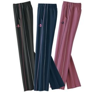 BELLUNA（ベルーナ）の「【３本組】はっ水！配色ジャージパンツ（フルレングスパンツ）」｜詳細画像