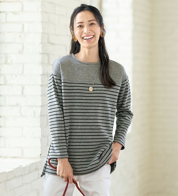 ルフラン（ルフラン）の「【４色組】毎日の主役！裏ファープルオーバー（カットソー）」｜詳細画像